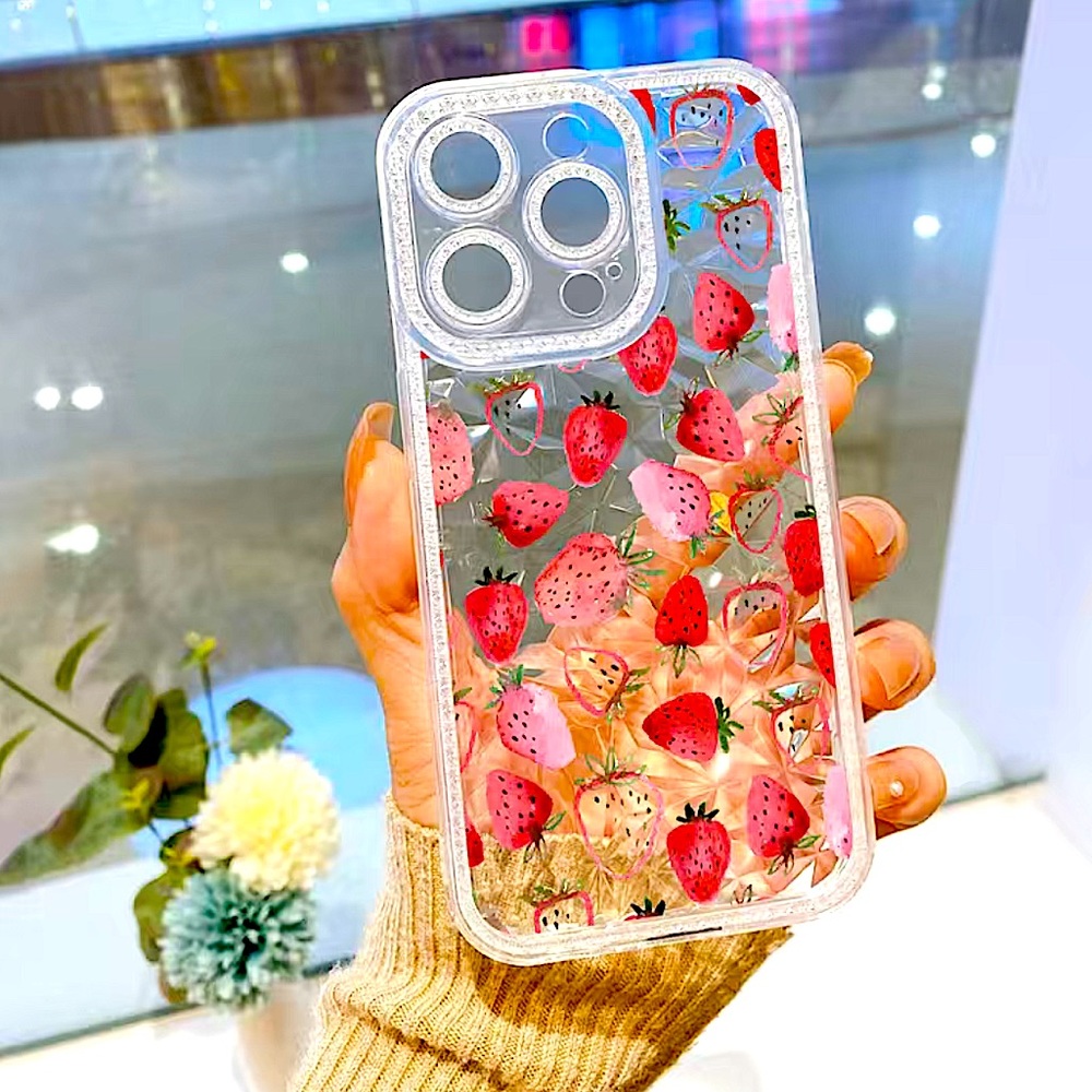Strawberry IPhone 13 case